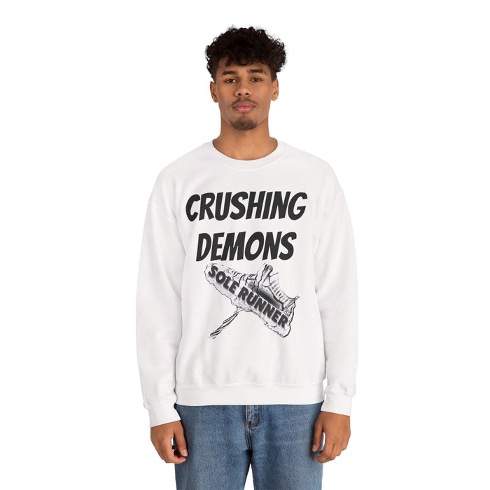 Crushing Demons: Unisex Heavy Blend™ Crewneck Sweatshirt
