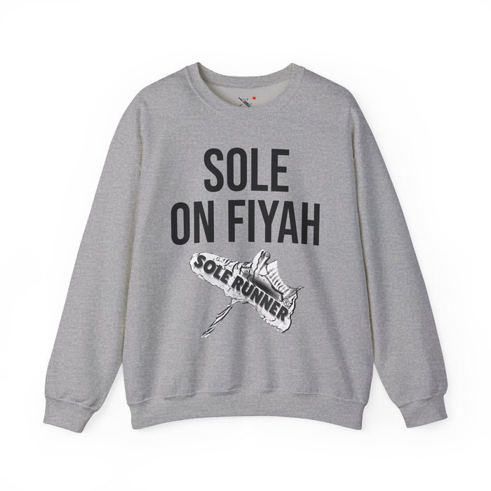 Sole On Fiyah: Unisex Heavy Blend™ Crewneck Sweatshirt