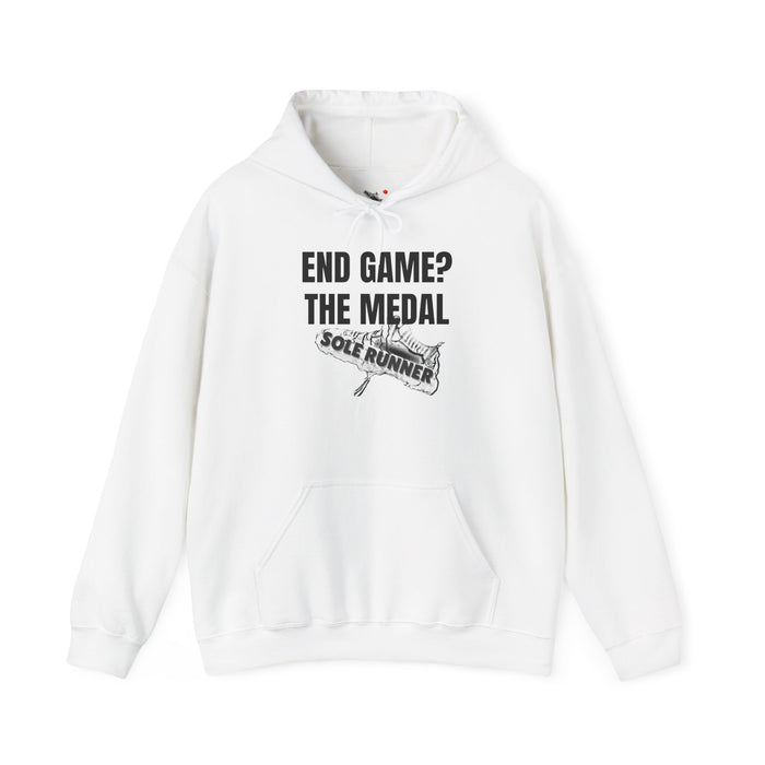 End Game? The Medal: Unisex Heavy Blend™ Hooded Sweatshirt