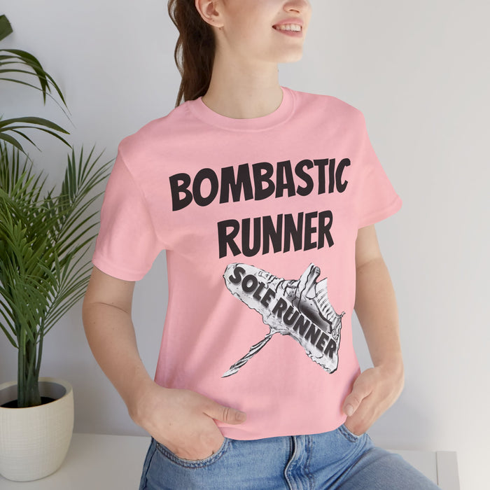 Bombastic Runner: Unisex Jersey Short Sleeve Tee