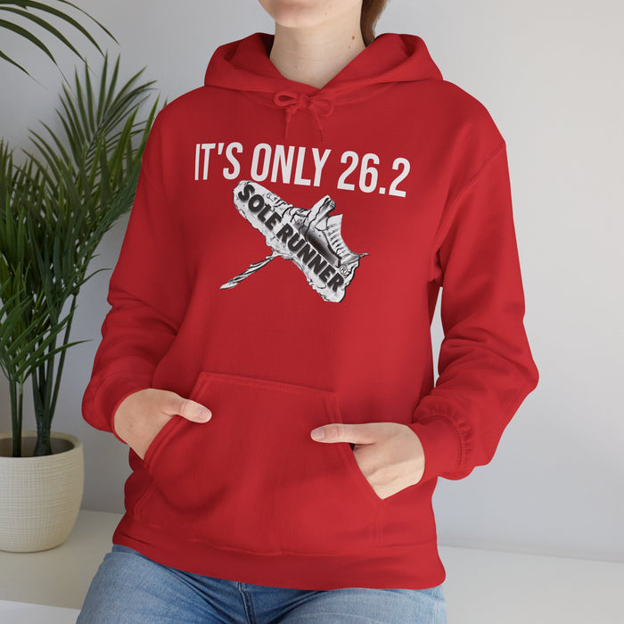It's Only 26.2: Unisex Heavy Blend™ Hooded Sweatshirt