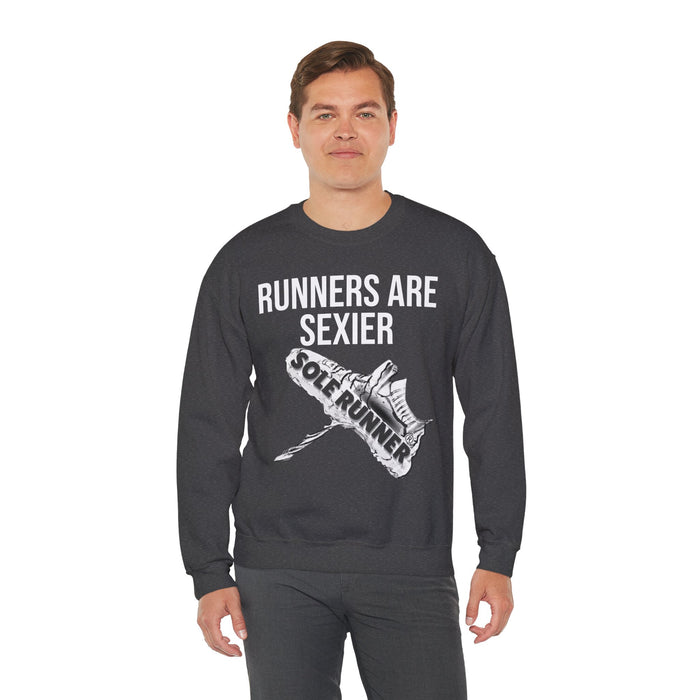 Runners Are Sexier: Unisex Heavy Blend™ Crewneck Sweatshirt