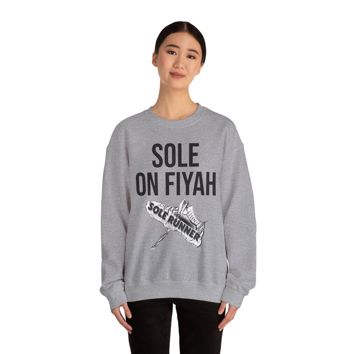 Sole On Fiyah: Unisex Heavy Blend™ Crewneck Sweatshirt