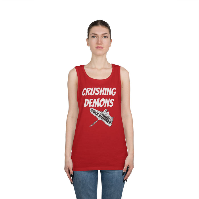 Crushing Demons: Unisex Heavy Cotton Tank Top