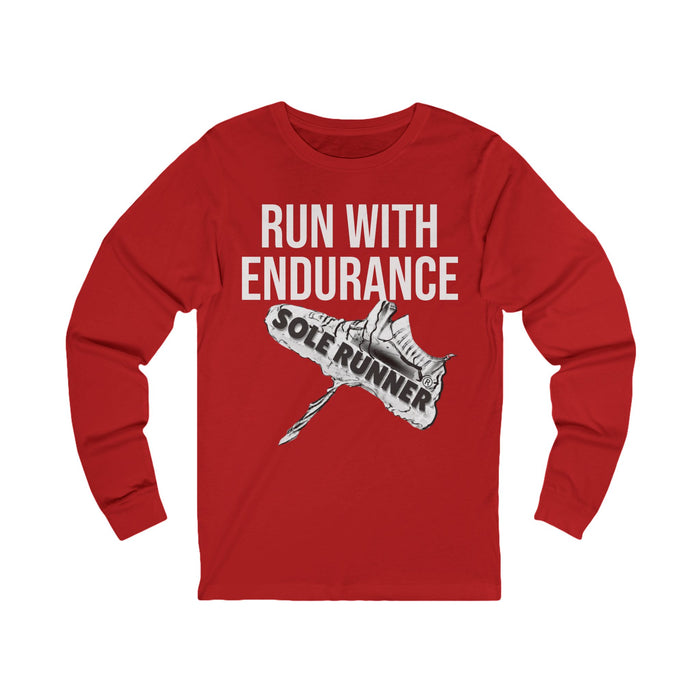 Run With Endurance: Unisex Jersey Long Sleeve Tee