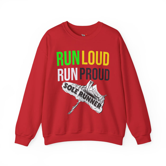 Run Loud Run Proud: Unisex Heavy Blend™ Crewneck Sweatshirt