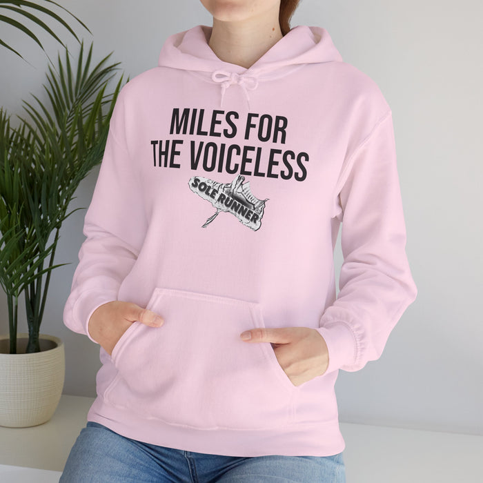 Miles For The Voiceless: Unisex Heavy Blend™ Hooded Sweatshirt