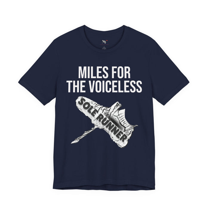 Miles For The Voiceless: Unisex Jersey Short Sleeve Tee