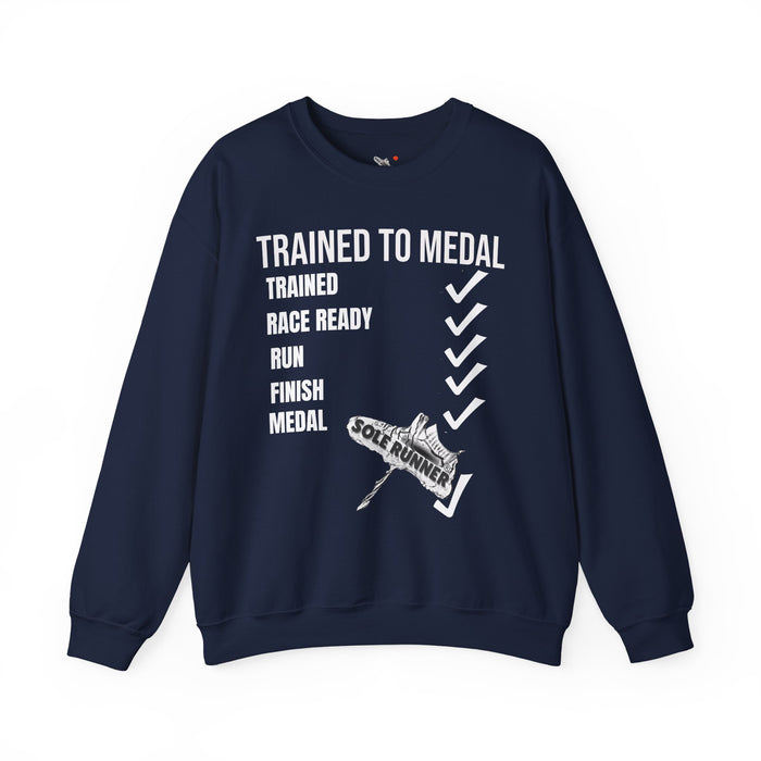 Trained To Medal: Unisex Heavy Blend™ Crewneck Sweatshirt