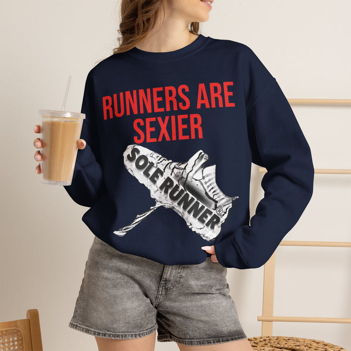 Runners Are Sexier: Unisex Heavy Blend™ Crewneck Sweatshirt