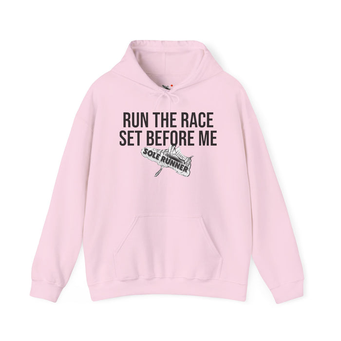 Run The Race Set Before Me: Unisex Heavy Blend™ Hooded Sweatshirt
