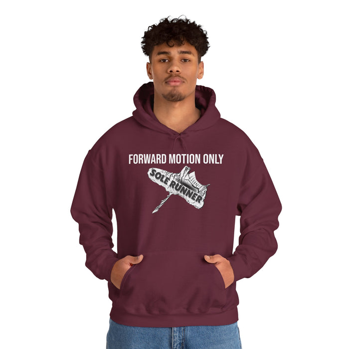 Forward Motion Only: Unisex Heavy Blend™ Hooded Sweatshirt
