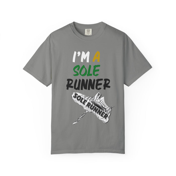 I'm A Sole Runner®-Rasta Colors: Unisex Garment-Dyed T-shirt