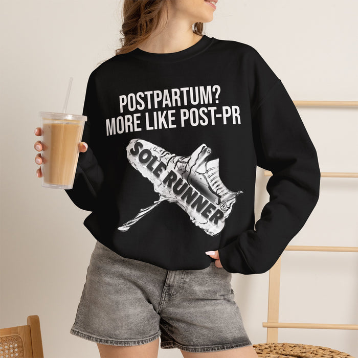 Postpartum? More Like Post-PR: Unisex Heavy Blend™ Crewneck Sweatshirt