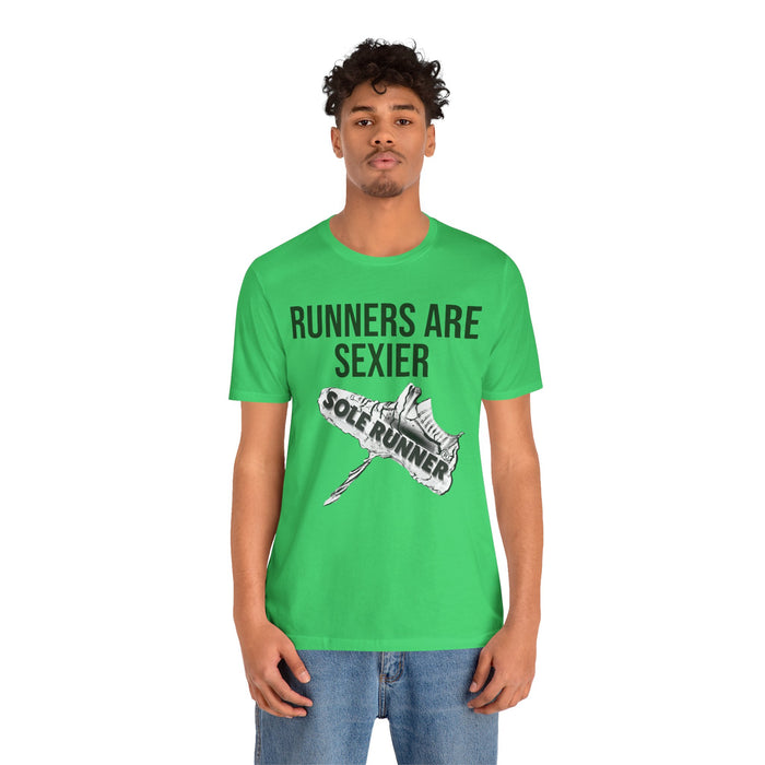Runners Are Sexier-Sole Runner®:Unisex Jersey Short Sleeve Tee