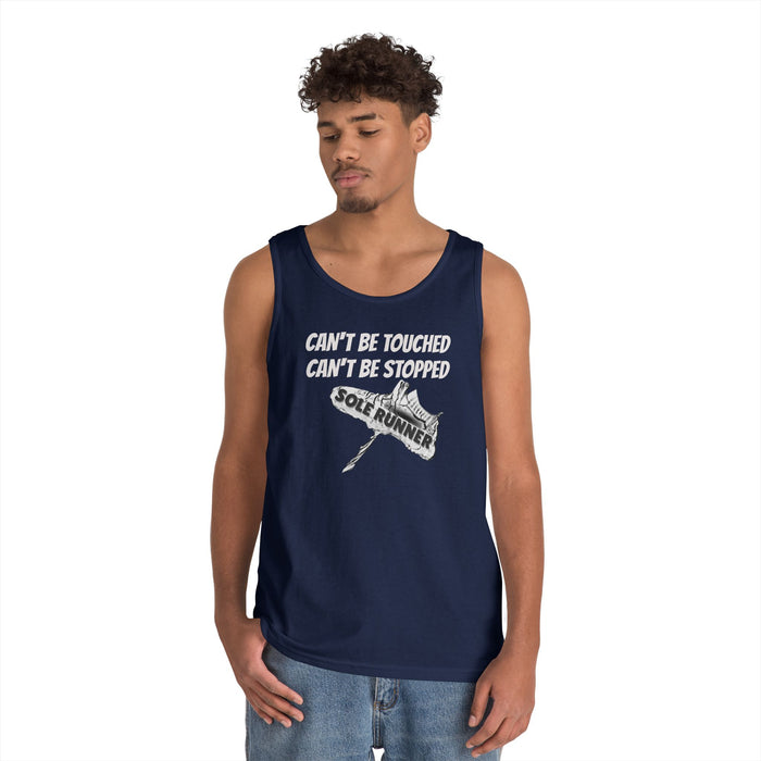 Can't Be Touched Can't Be Stopped: Unisex Heavy Cotton Tank Top