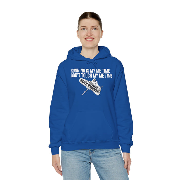 Running Is My Me Time. Don't Touch My Me Time: Unisex Heavy Blend™ Hooded Sweatshirt