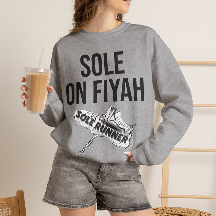 Sole On Fiyah: Unisex Heavy Blend™ Crewneck Sweatshirt