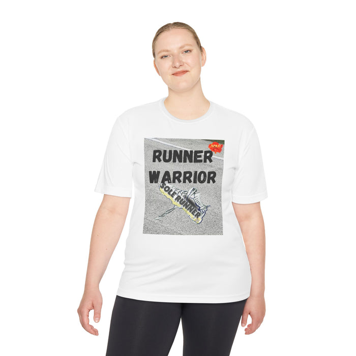 Runner Warrior-Whimsical Moisture Wicking Unisex T-Shirt For Runners