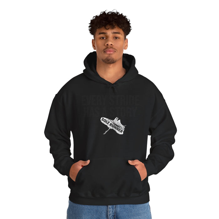 Every Stride Has A Story: Unisex Heavy Blend™ Hooded Sweatshirt
