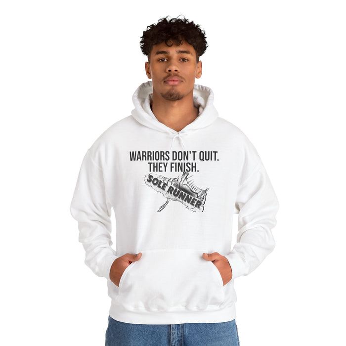 Warriors Don't Quit. They Finish.: Unisex Heavy Blend™ Hooded Sweatshirt