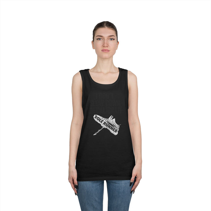 I Don't Slow Down. I Recalibrate: Unisex Heavy Cotton Tank Top