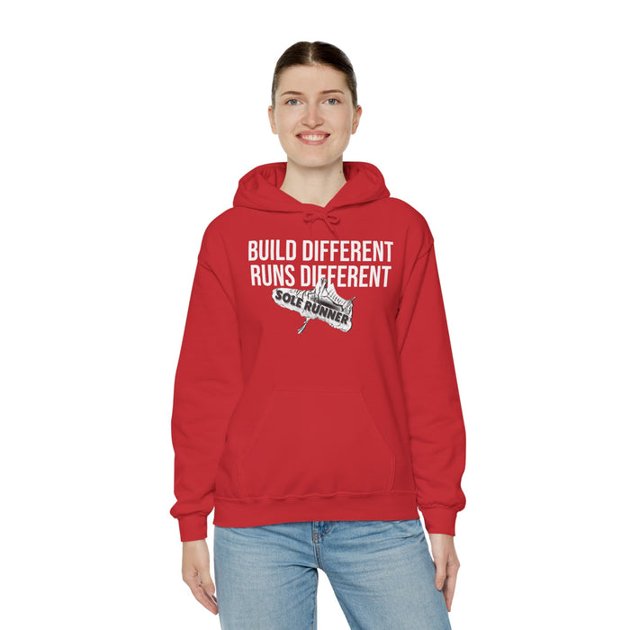 Built Different. Runs Different: Unisex Heavy Blend™ Hooded Sweatshirt