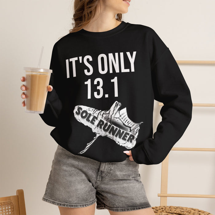 It's Only 13.1: Unisex Heavy Blend™ Crewneck Sweatshirt