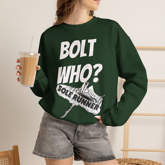 Bolt Who?: Unisex Heavy Blend™ Crewneck Sweatshirt
