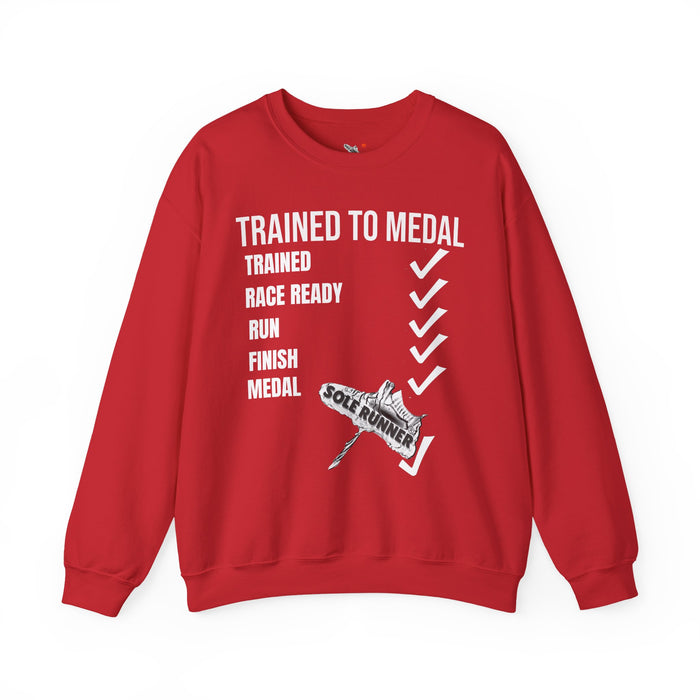 Trained To Medal: Unisex Heavy Blend™ Crewneck Sweatshirt