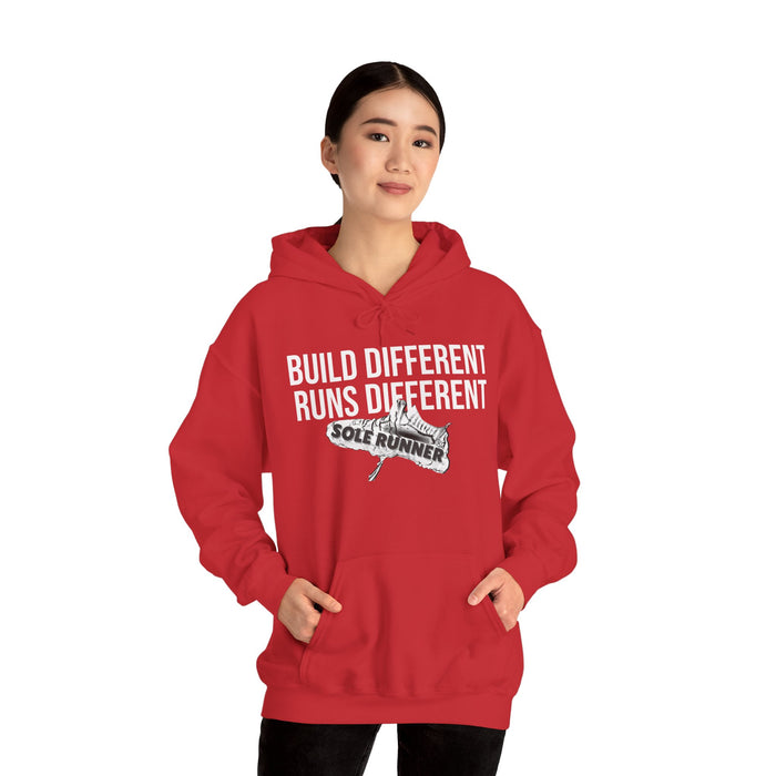 Built Different. Runs Different: Unisex Heavy Blend™ Hooded Sweatshirt