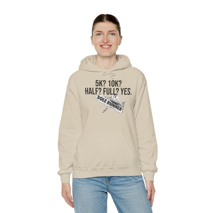 5k? 10K? Half? Full? Yes: Unisex Heavy Blend™ Hooded Sweatshirt