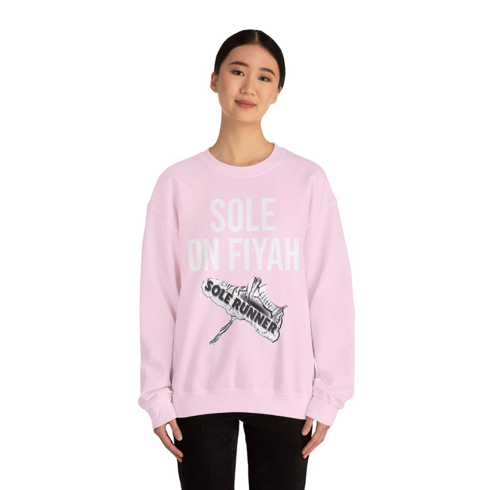 Sole On Fiyah: Unisex Heavy Blend™ Crewneck Sweatshirt