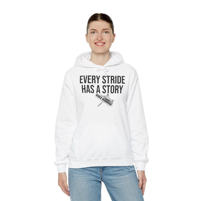 Every Stride Has A Story: Unisex Heavy Blend™ Hooded Sweatshirt