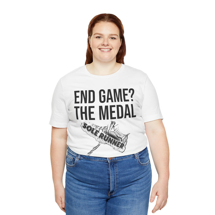 End Game? The Medal: Unisex Jersey Short Sleeve Tee