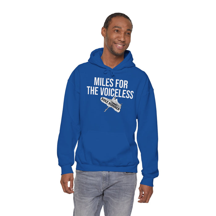Miles For The Voiceless: Unisex Heavy Blend™ Hooded Sweatshirt