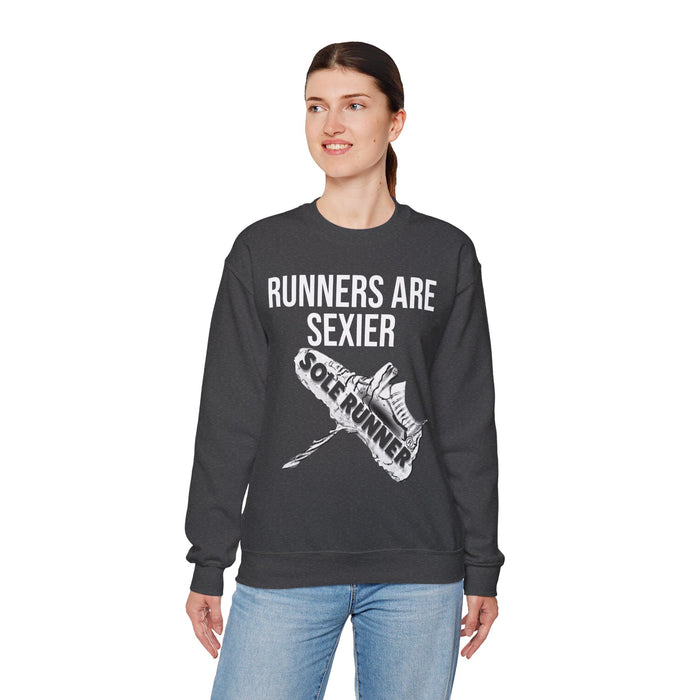 Runners Are Sexier: Unisex Heavy Blend™ Crewneck Sweatshirt