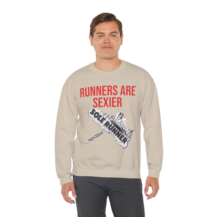 Runners Are Sexier: Unisex Heavy Blend™ Crewneck Sweatshirt