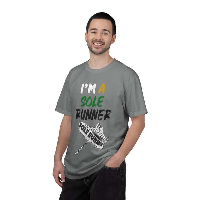I'm A Sole Runner®-Rasta Colors: Unisex Garment-Dyed T-shirt
