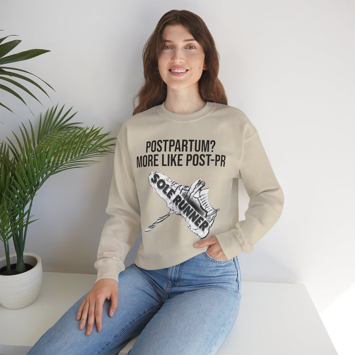 Postpartum? More Like Post-PR: Unisex Heavy Blend™ Crewneck Sweatshirt