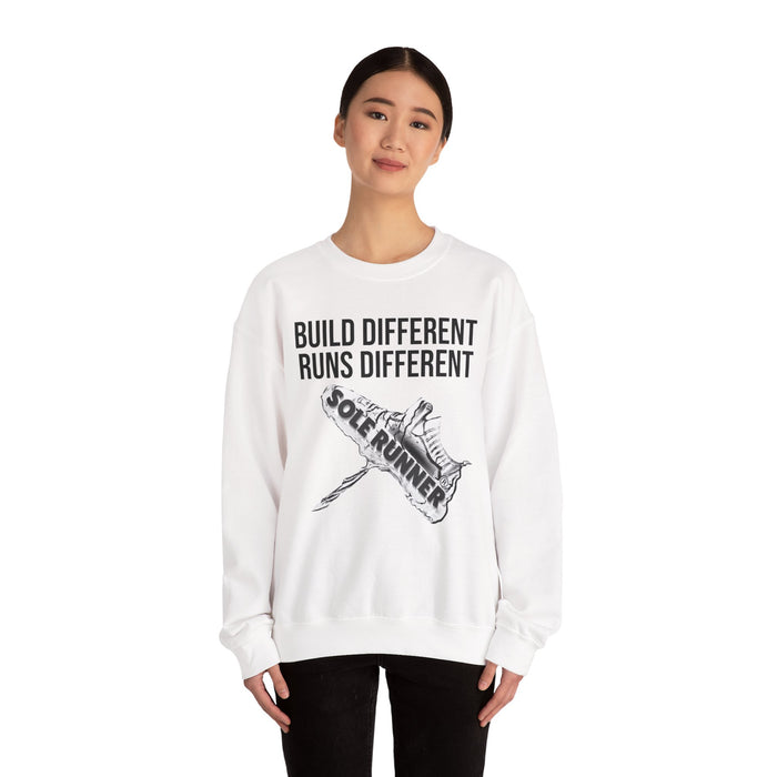 Built Different. Runs Different: Unisex Heavy Blend™ Crewneck Sweatshirt