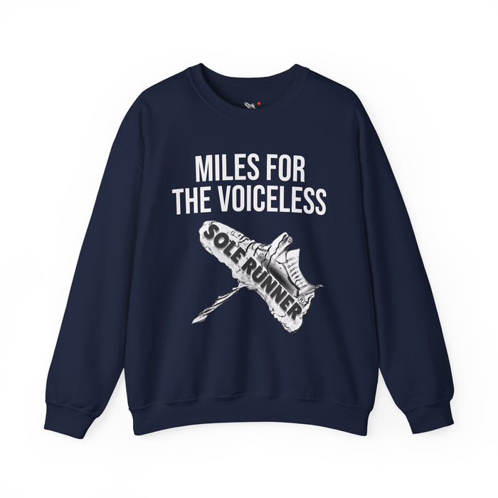 Miles For The Voiceless: Unisex Heavy Blend™ Crewneck Sweatshirt
