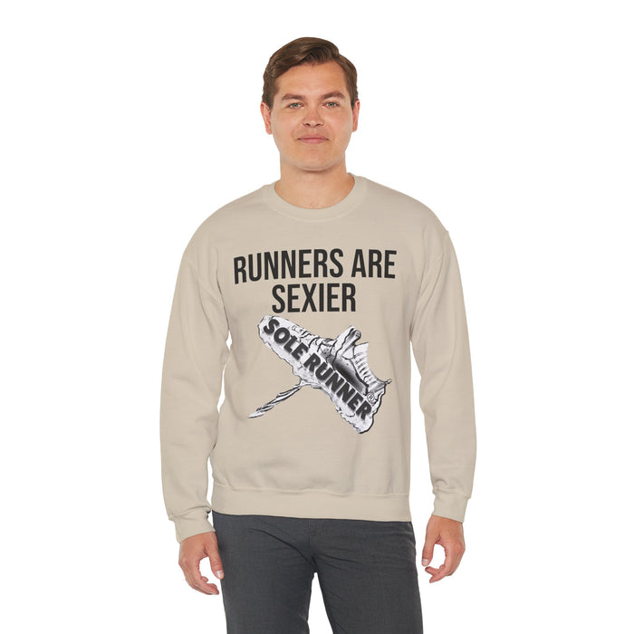 Runners Are Sexier: Unisex Heavy Blend™ Crewneck Sweatshirt