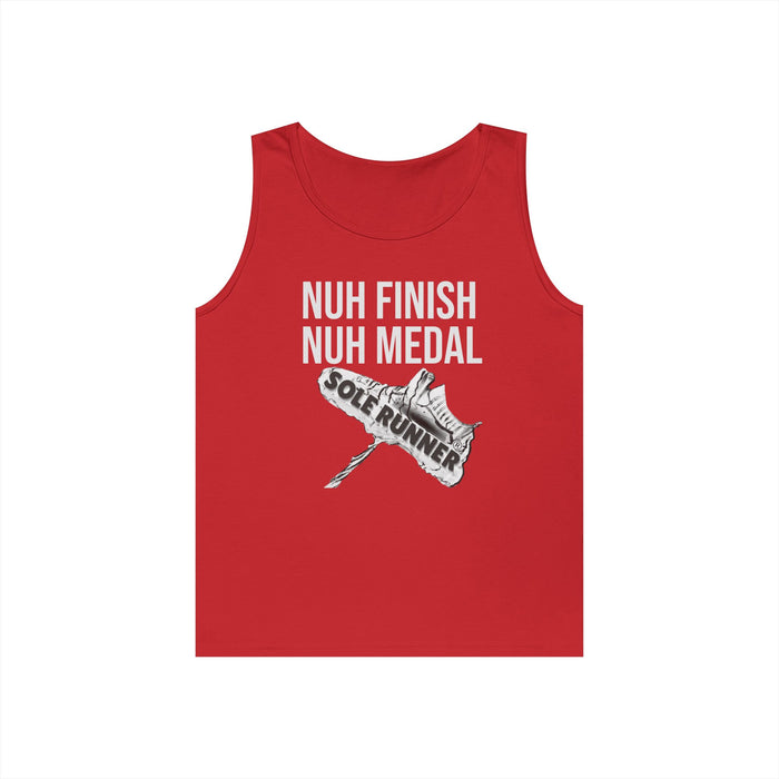 Nuh Finish Nuh Medal: Unisex Heavy Cotton Tank Top