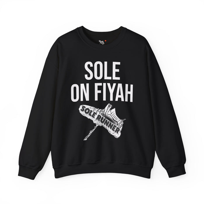 Sole On Fiyah: Unisex Heavy Blend™ Crewneck Sweatshirt