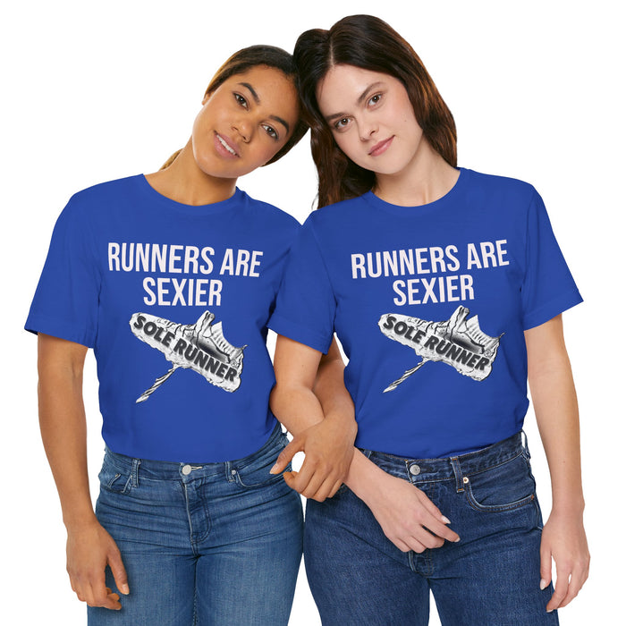 Runners Are Sexier-Sole Runner®:Unisex Jersey Short Sleeve Tee