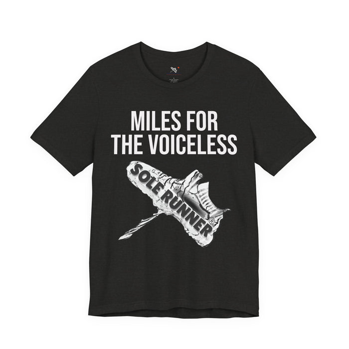Miles For The Voiceless: Unisex Jersey Short Sleeve Tee