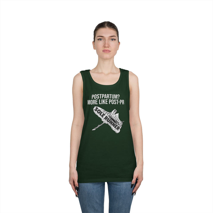 Postpartum? More Like Post-PR: Unisex Heavy Cotton Tank Top