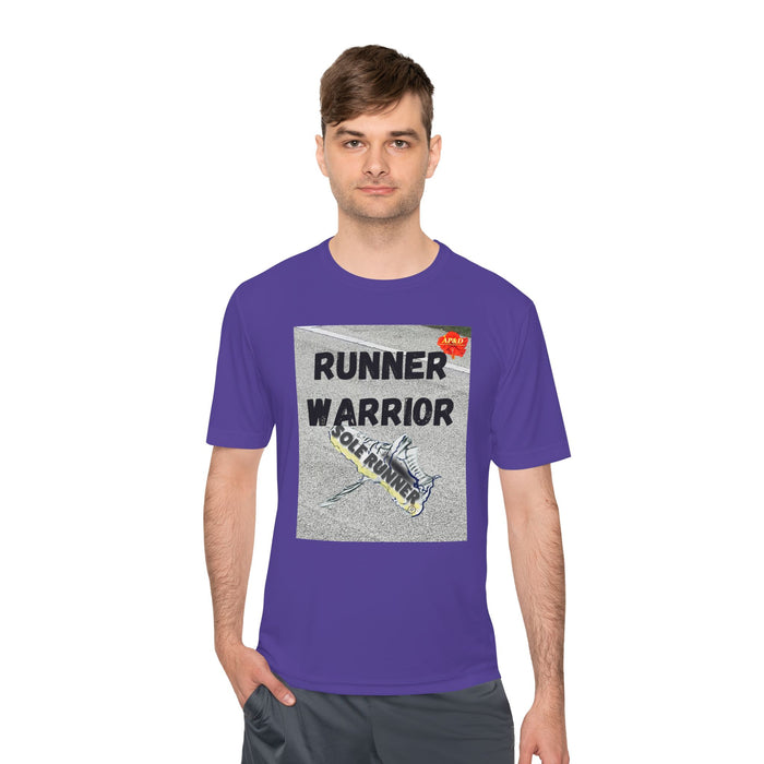 Runner Warrior-Whimsical Moisture Wicking Unisex T-Shirt For Runners