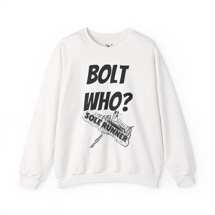 Bolt Who?: Unisex Heavy Blend™ Crewneck Sweatshirt